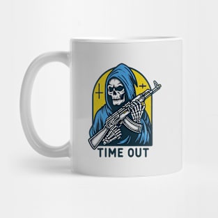 Grim Reaper with AK47 - Time Out Mug